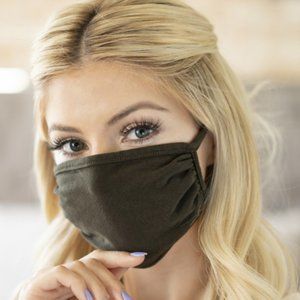 2 for $20! Olive print face mask